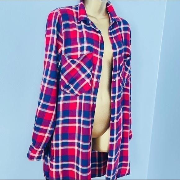 Zara plaid holiday top - Picture 3 of 6